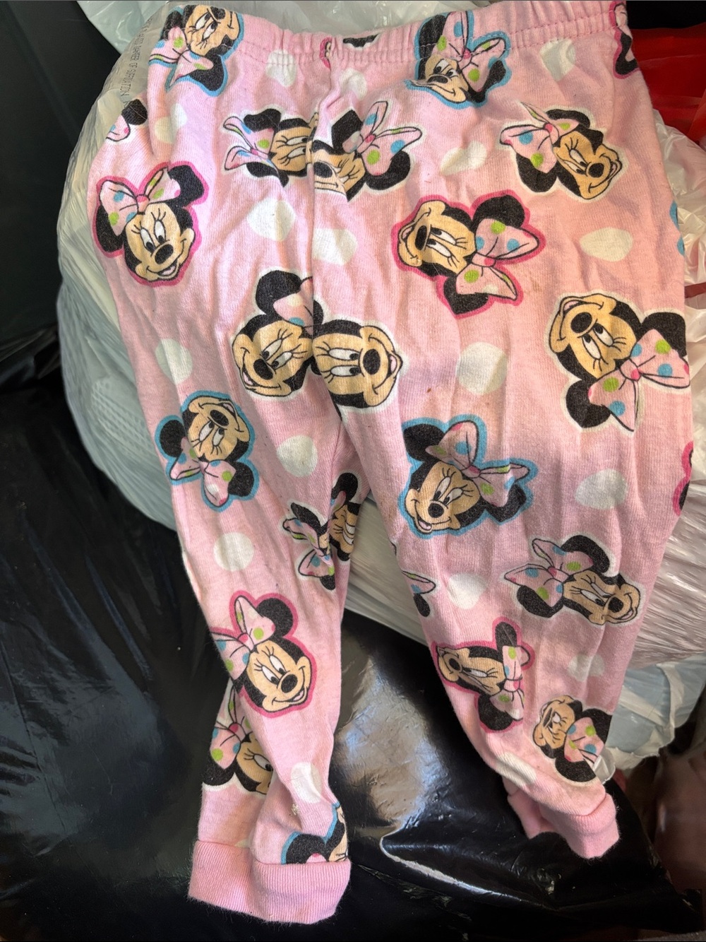 Disney Pink Minnie Mouse Pajama Bottoms 24 Months